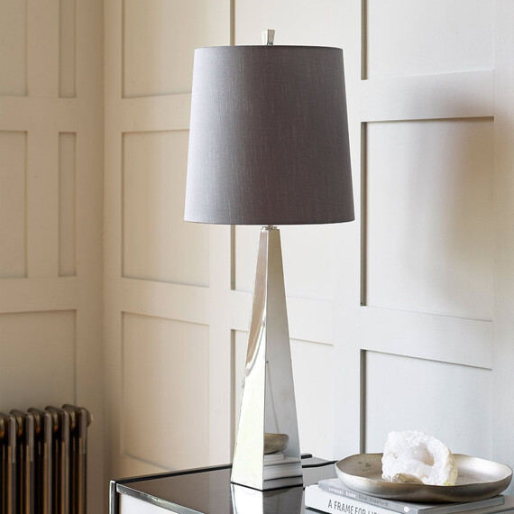 Настолна лампа Ascent 1xE27 Polished Nickel Elstead Lighting ASCENT-TL-PN | Osvetlenieto.bg