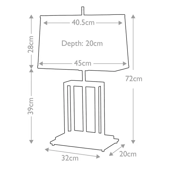 Настолна лампа Atlas 1xE27 Brushed Brass Elstead Lighting ATLAS-TL | Osvetlenieto.bg