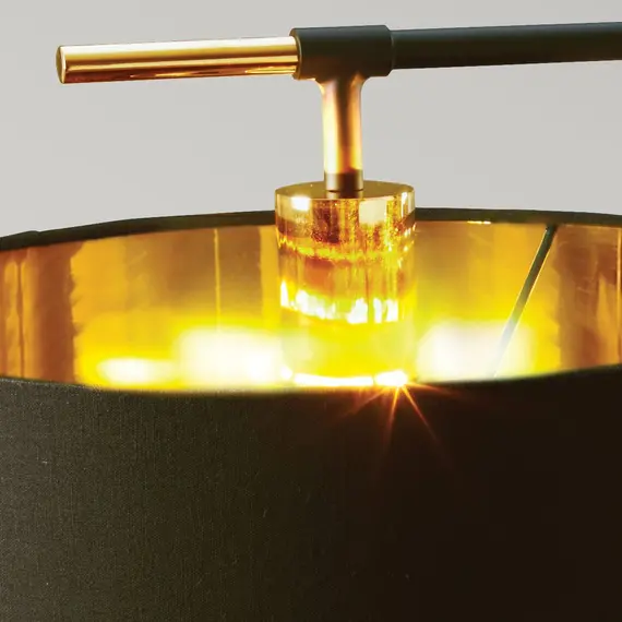 Настолна лампа Balance 1xE27 Black Polished Brass Elstead Lighting BALANCE-TL-BKPB | Osvetlenieto.bg