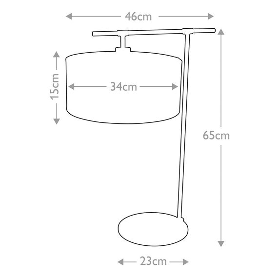 Настолна лампа Balance 1xE27 Brown Polished Brass Elstead Lighting BALANCE-TL-BRPB | Osvetlenieto.bg