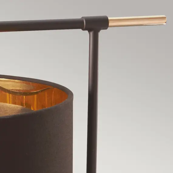 Настолна лампа Balance 1xE27 Brown Polished Brass Elstead Lighting BALANCE-TL-BRPB | Osvetlenieto.bg