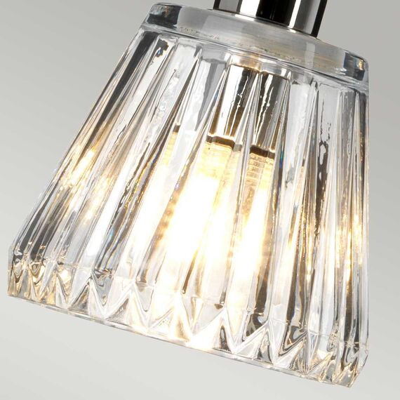 Пендел за баня Agatha 1xG9 Polished Chrome Elstead Lighting BATH-AGATHA1P-PC | Osvetlenieto.bg