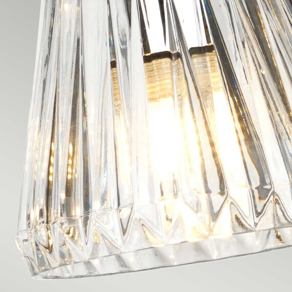 Пендел за баня Agatha 3xG9 Polished Chrome Elstead Lighting BATH-AGATHA3P-PC | Osvetlenieto.bg