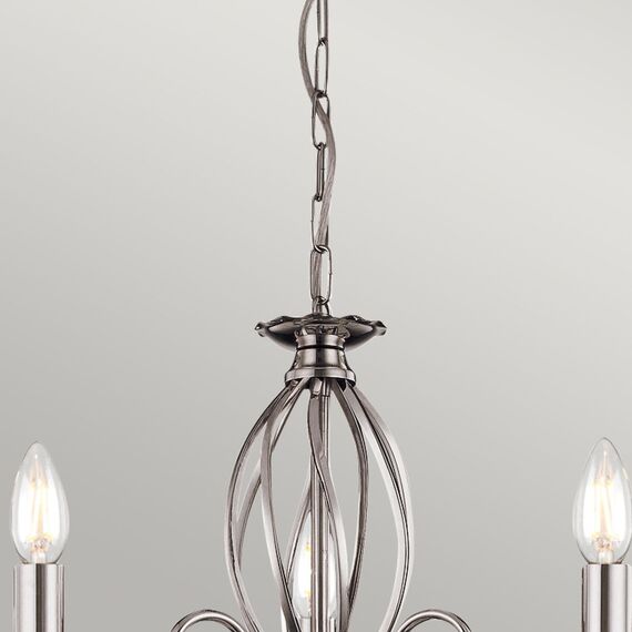 Полилей Aegean 3xE14 Polished Nickel Elstead Lighting AG3-POL-NICKEL | Osvetlenieto.bg