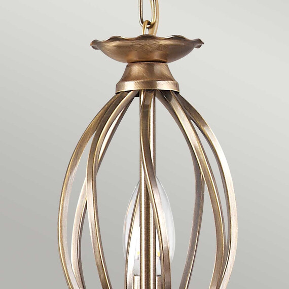 Полилей Aegean 5xE14 Aged Brass Elstead Lighting AG5-AGED-BRASS | Osvetlenieto.bg