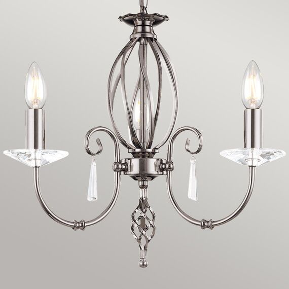 Полилей Aegean 5xE14 Polished Nickel Elstead Lighting AG5-POL-NICKEL | Osvetlenieto.bg