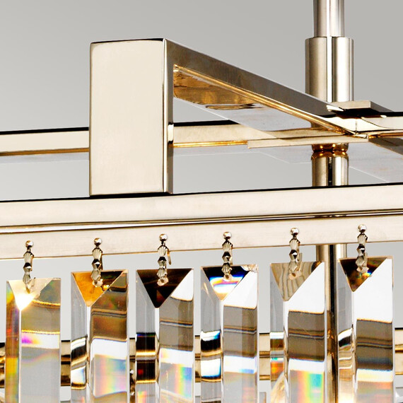 Полилей Aries 4xE27 Large Polished Nickel Elstead Lighting ARIES-4P-L | Osvetlenieto.bg