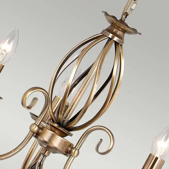 Полилей Artisan 3xE14 Aged Brass Elstead Lighting ART3-AGD-BRASS | Osvetlenieto.bg
