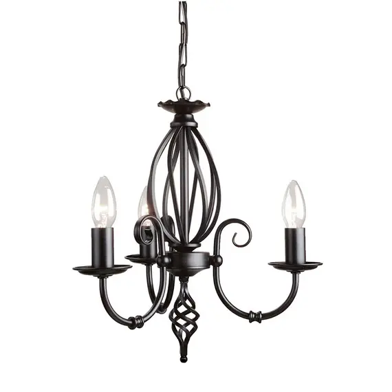 Полилей Artisan 3xE14 Black Elstead Lighting ART3-BLACK | Osvetlenieto.bg