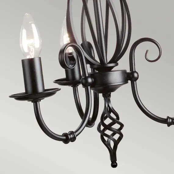 Полилей Artisan 3xE14 Black Elstead Lighting ART3-BLACK | Osvetlenieto.bg