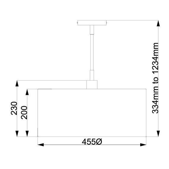 Полилей Balance 1xE27 Black Polished Nickel Elstead Lighting BALANCE-P-BKPN | Osvetlenieto.bg