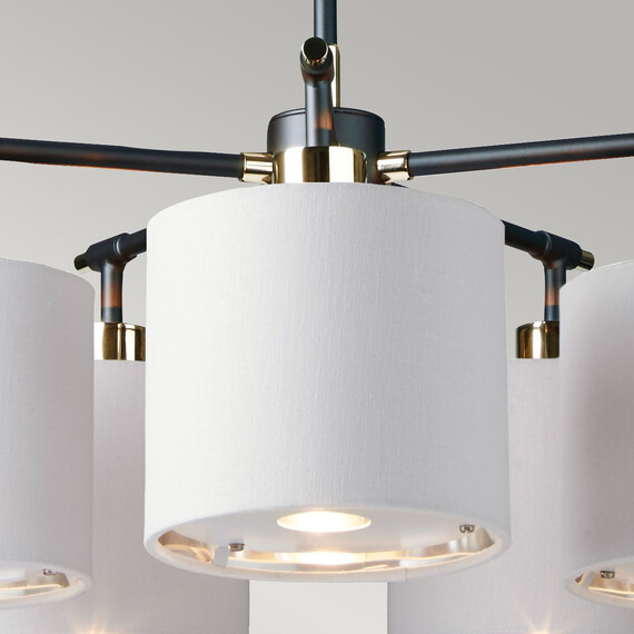 Полилей Balance 5xE27 Black Polished Nickel Elstead Lighting BALANCE5-BKPN | Osvetlenieto.bg