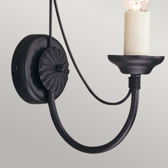 Аплик Carisbrooke 1xE14 Black Elstead Lighting CB1-BLACK | Osvetlenieto.bg