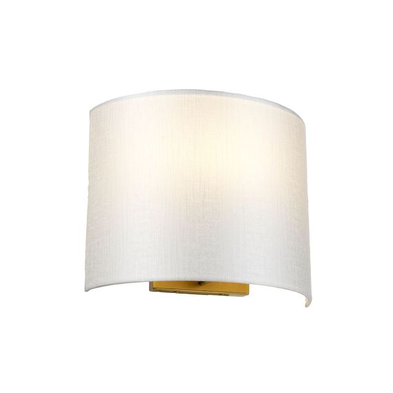 Аплик Cooper 1xE27 Medium Curved Back Plate Aged Brass Designer's Lightbox DL-COOPER-M-IV-AB | Osvetlenieto.bg