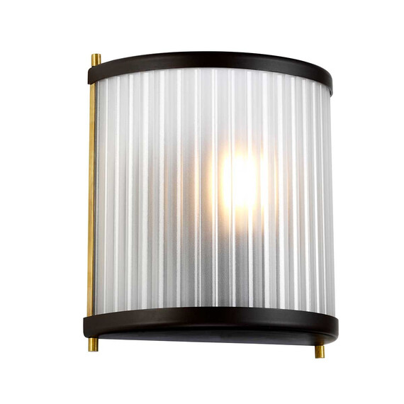 Аплик Corona 1xE27 Museum Bronze Dark Brown Painted Aged Brass Elstead Lighting DL-CORONA1-BAB | Osvetlenieto.bg