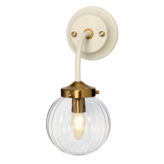 Аплик Cosmos 1xE14 Cream Painted and Aged Brass Elstead Lighting DL-COSMOS1 | Osvetlenieto.bg
