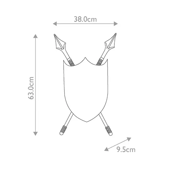 Аплик Crusader 2xGU10 Burnished Bronze Elstead Lighting CRUSADER-W-L | Osvetlenieto.bg