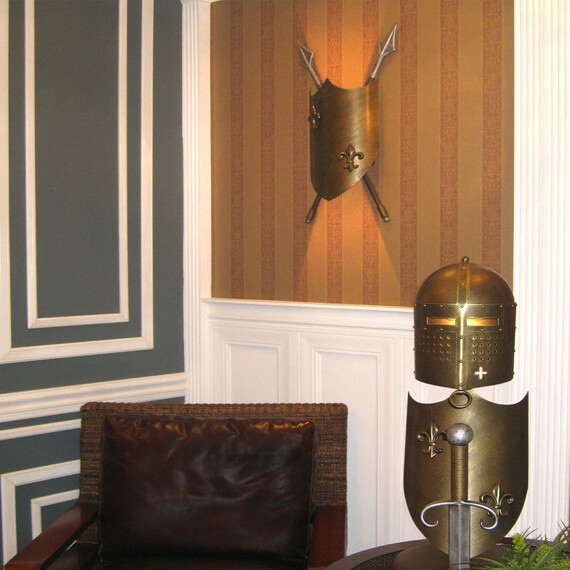 Аплик Crusader 2xGU10 Burnished Bronze Elstead Lighting CRUSADER-W-L | Osvetlenieto.bg