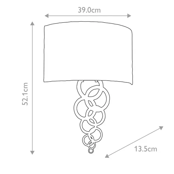 Аплик Curtis Large 2xE27 Aged Brass Elstead Lighting CURTIS-LARGE-AB | Osvetlenieto.bg