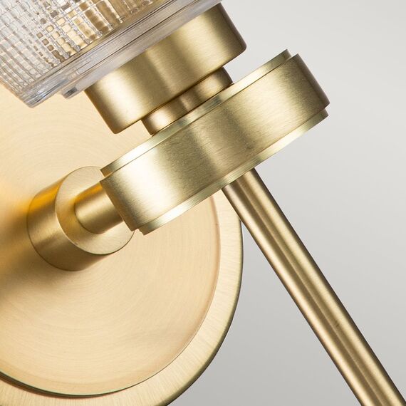 Аплик Gunnislake 1xG9 Brushed Brass Elstead Lighting BATH-GUNNIS1-BB | Osvetlenieto.bg