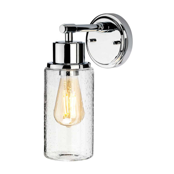 Аплик Morvah 1xE27 Polished Chrome Elstead Lighting BATH-MORVAH1-PC | Osvetlenieto.bg