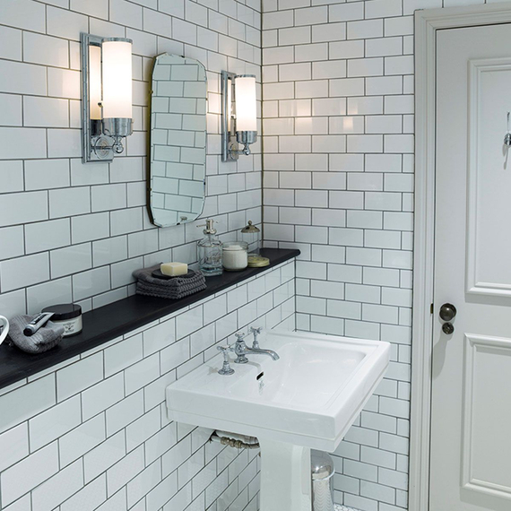 Аплик Worcester 1xG9 Polished Chrome Elstead Lighting BATH-WS1 | Osvetlenieto.bg