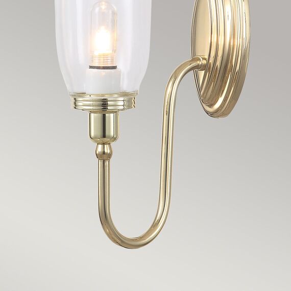 Аплик за баня Blake 1 Polished Brass Elstead Lighting BATH-BLAKE2-PB | Osvetlenieto.bg