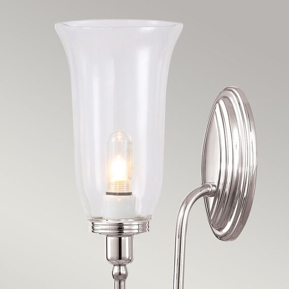 Аплик за баня Blake 1 Polished Nickel Elstead Lighting BATH-BLAKE2-PN | Osvetlenieto.bg