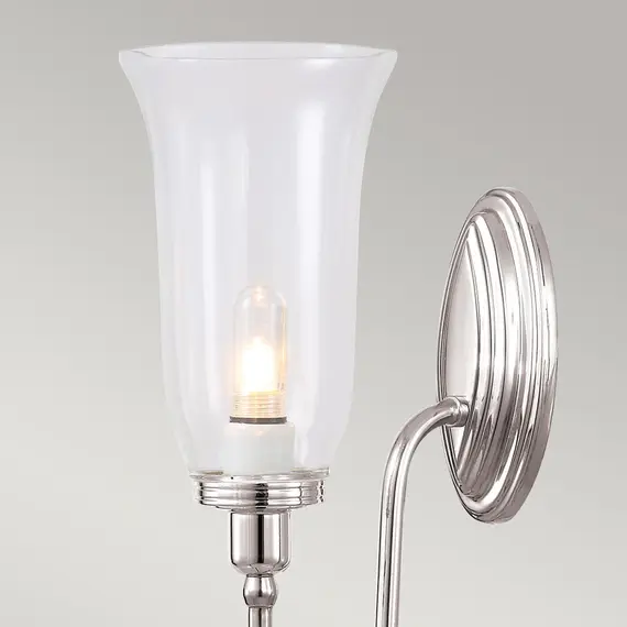 Аплик за баня Blake 1 Polished Nickel Elstead Lighting BATH-BLAKE2-PN | Osvetlenieto.bg