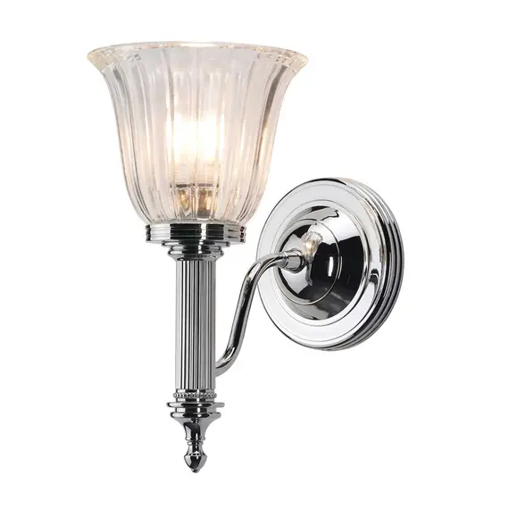 Аплик за баня Carroll 1xG9 Polished Chrome Elstead Lighting BATH-CARROLL1-PC | Osvetlenieto.bg
