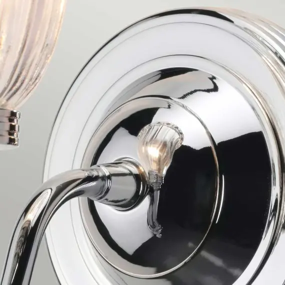 Аплик за баня Carroll 1xG9 Polished Chrome Elstead Lighting BATH-CARROLL1-PC | Osvetlenieto.bg