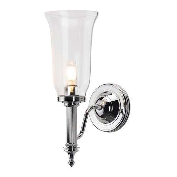 Аплик за баня Carroll 1xG9 Polished Chrome Elstead Lighting BATH-CARROLL2-PC | Osvetlenieto.bg