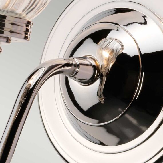 Аплик за баня Carroll 1xG9 Polished Nickel Elstead Lighting BATH-CARROLL1-PN | Osvetlenieto.bg