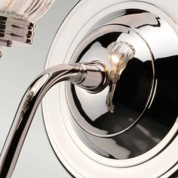 Аплик за баня Carroll 1xG9 Polished Nickel Elstead Lighting BATH-CARROLL1-PN | Osvetlenieto.bg