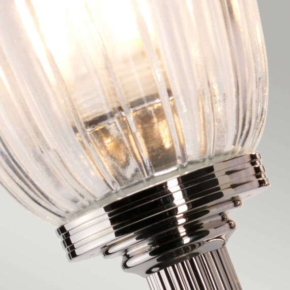 Аплик за баня Carroll 1xG9 Polished Nickel Elstead Lighting BATH-CARROLL1-PN | Osvetlenieto.bg