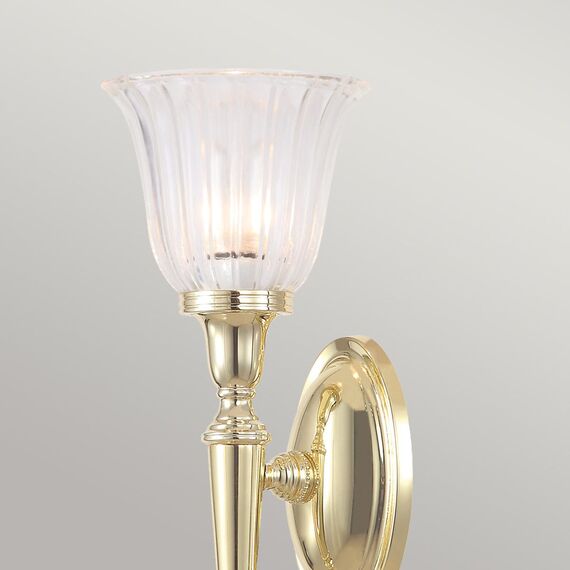 Аплик за баня Dryden 1xG9 Polished Brass Elstead Lighting BATH-DRYDEN1-PB | Osvetlenieto.bg