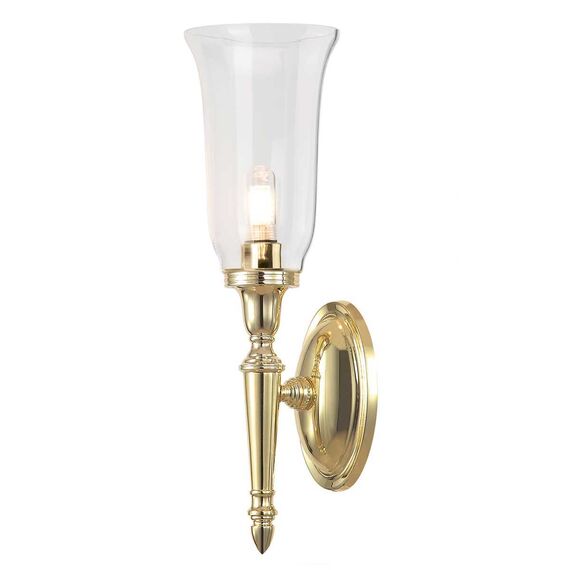Аплик за баня Dryden 1xG9 Polished Brass Elstead Lighting BATH-DRYDEN2-PB | Osvetlenieto.bg