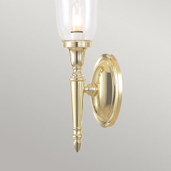 Аплик за баня Dryden 1xG9 Polished Brass Elstead Lighting BATH-DRYDEN2-PB | Osvetlenieto.bg