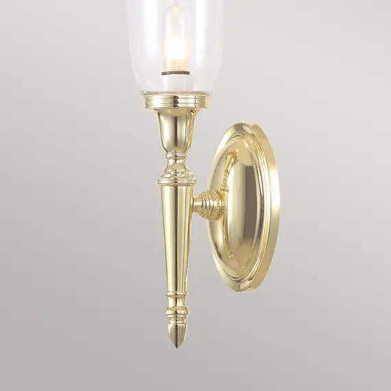 Аплик за баня Dryden 1xG9 Polished Brass Elstead Lighting BATH-DRYDEN2-PB | Osvetlenieto.bg