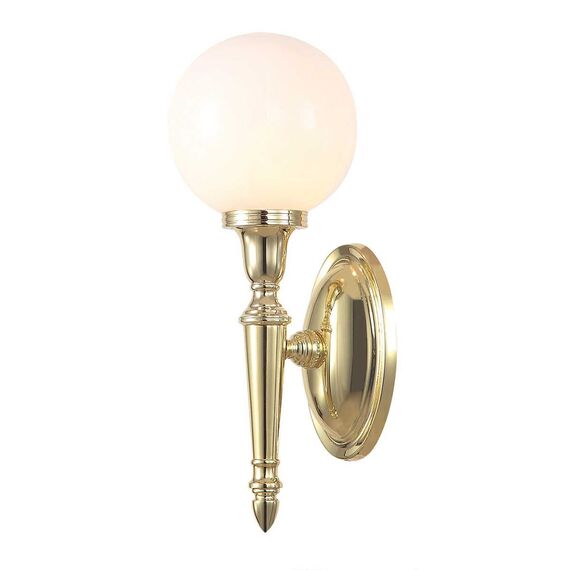Аплик за баня Dryden 1xG9 Polished Brass Elstead Lighting BATH-DRYDEN4-PB | Osvetlenieto.bg