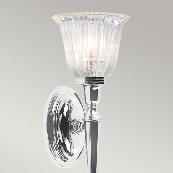 Аплик за баня Dryden 1xG9 Polished Chrome Elstead Lighting BATH-DRYDEN1-PC | Osvetlenieto.bg