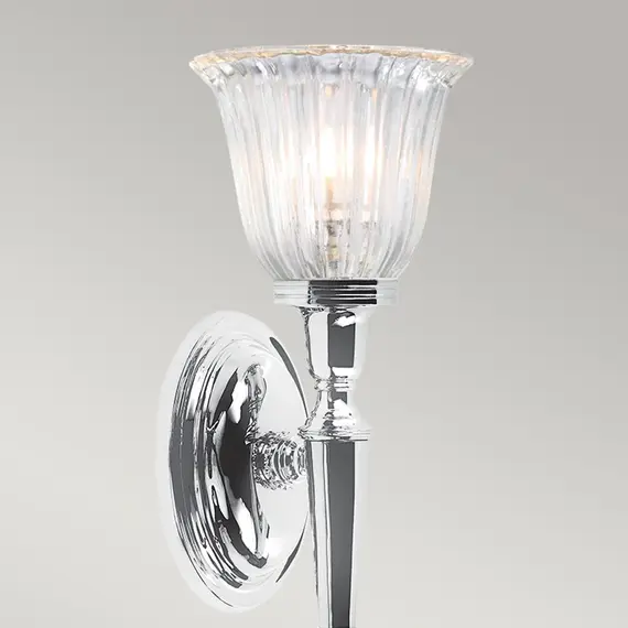 Аплик за баня Dryden 1xG9 Polished Chrome Elstead Lighting BATH-DRYDEN1-PC | Osvetlenieto.bg