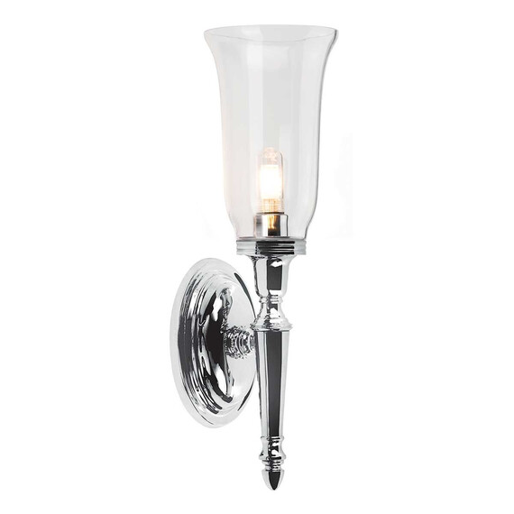Аплик за баня Dryden 1xG9 Polished Chrome Elstead Lighting BATH-DRYDEN2-PC | Osvetlenieto.bg