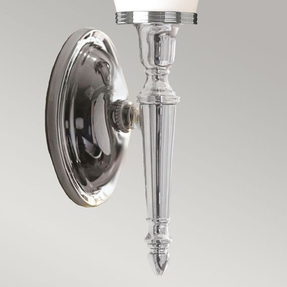 Аплик за баня Dryden 1xG9 Polished Chrome Elstead Lighting BATH-DRYDEN5-PC | Osvetlenieto.bg