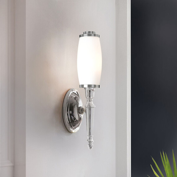 Аплик за баня Dryden 1xG9 Polished Chrome Elstead Lighting BATH-DRYDEN5-PC | Osvetlenieto.bg