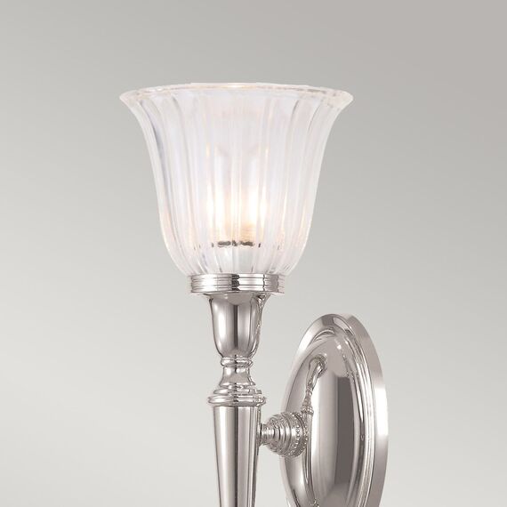 Аплик за баня Dryden 1xG9 Polished Nickel Elstead Lighting BATH-DRYDEN1-PN | Osvetlenieto.bg