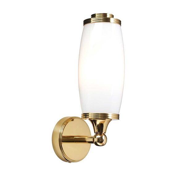 Аплик за баня Eliot 1xG9 Polished Brass Elstead Lighting BATH-ELIOT1-PB | Osvetlenieto.bg