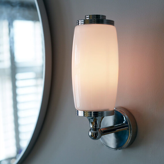 Аплик за баня Eliot 1xG9 Polished Chrome Elstead Lighting BATH-ELIOT1-PC | Osvetlenieto.bg
