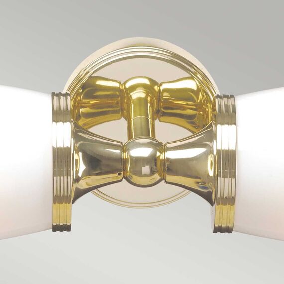 Аплик за баня Eliot 2xG9 Polished Brass Elstead Lighting BATH-ELIOT2-PB | Osvetlenieto.bg