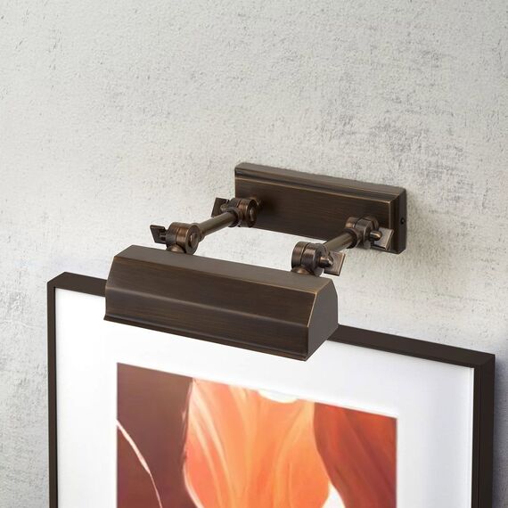 Аплик за картина Chawton 1xE14 Small Dark Bronze Elstead Lighting CHAWTON-PLS-DB | Osvetlenieto.bg